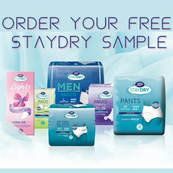 Order your free Boots Staydry sample