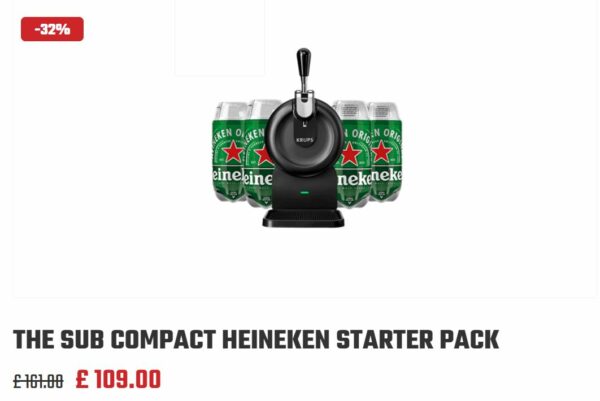 Beerwulf The SUB Compact Heineken Starter Pack