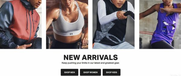 Under Armour FREE SHIPPING TO PICK UP POINTS
